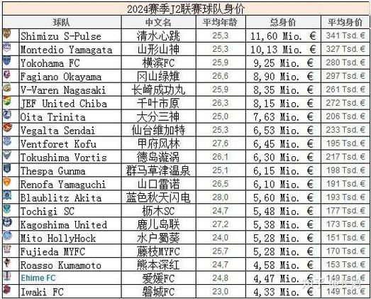 想了解日职乙赛程？告诉你一共多少轮比赛