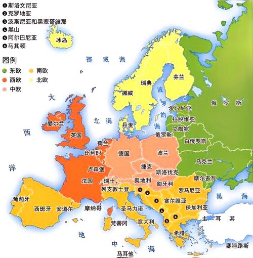 欧洲半岛有哪些？地理位置及各国分布全解析