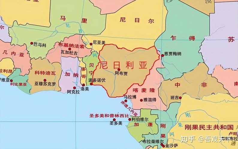 尼日利亚的地理位置如何？详细地图及周边国家介绍