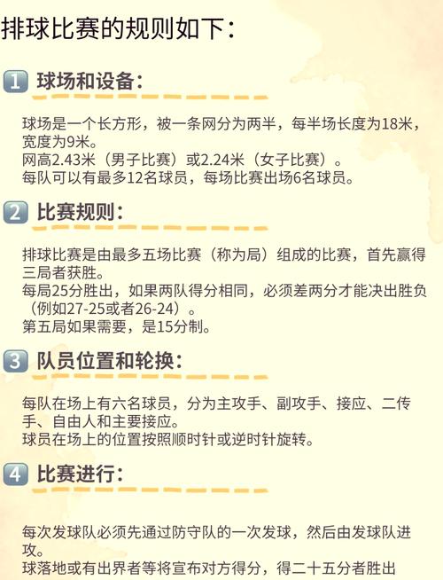 看不懂排球比分？简单易懂的计分规则及获胜条件