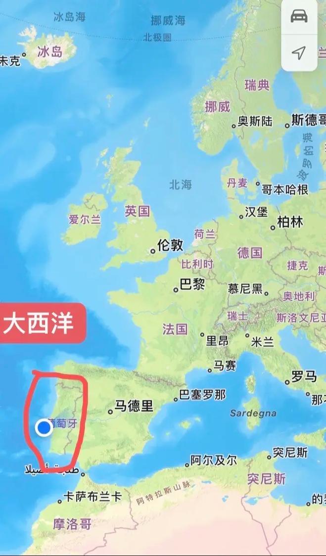 你知道葡萄牙在哪个洲吗？揭秘葡萄牙的地理位置