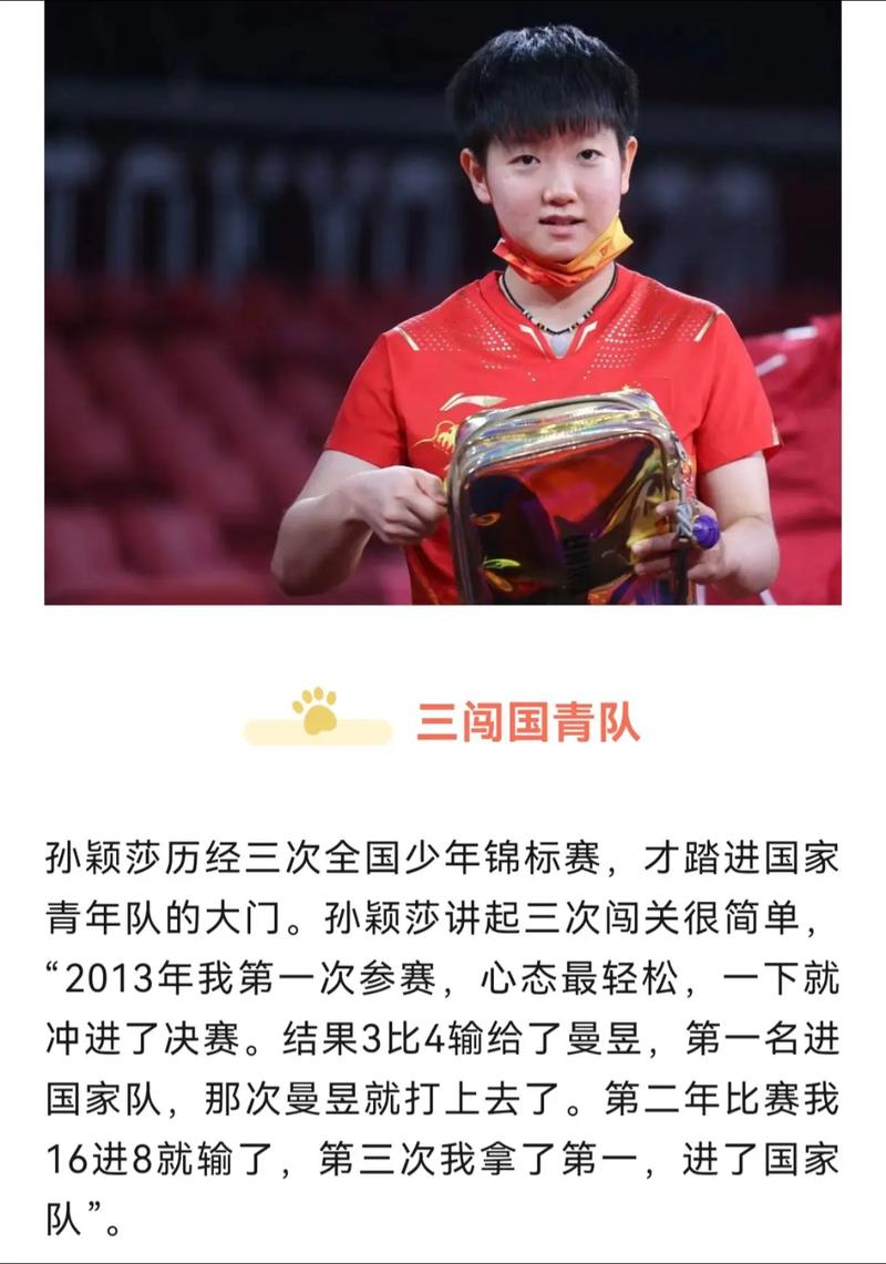孙颖莎体重多少正常吗？专业教练来解读！