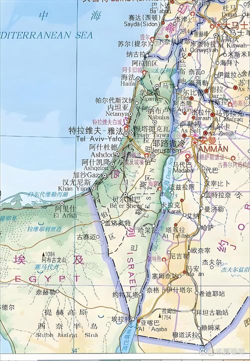 巴勒斯坦在哪个国家？地理位置详细介绍！