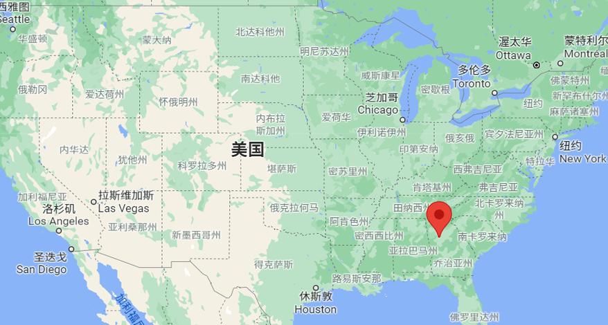 亚特兰大具体位置在哪里？带你了解亚特兰大地理位置信息