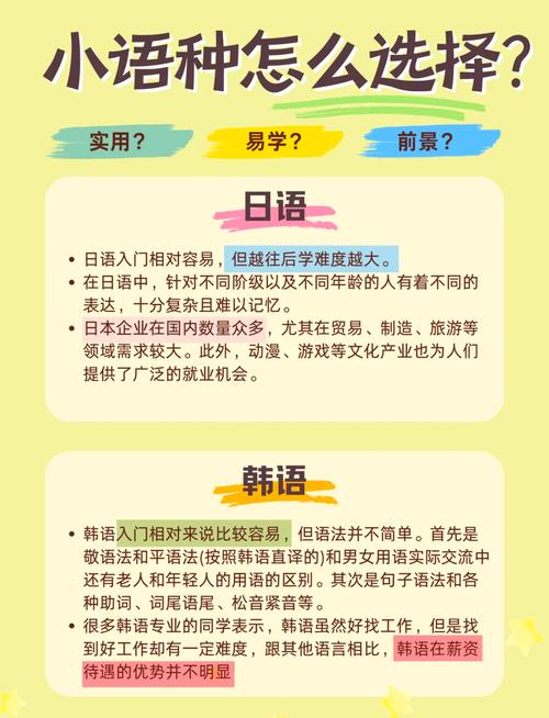 小语种学什么最好？这几个小语种容易学还好找工作！