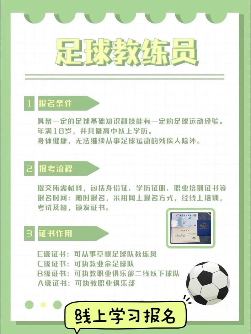 足球教练证怎么考取？考证的详细步骤和方法！