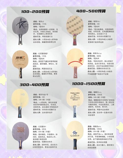 乒乓球拍哪个牌子好？高性价比乒乓球拍推荐