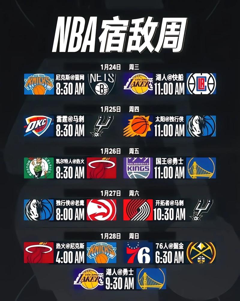 NBA总决赛打几天？完整赛程时间表一览