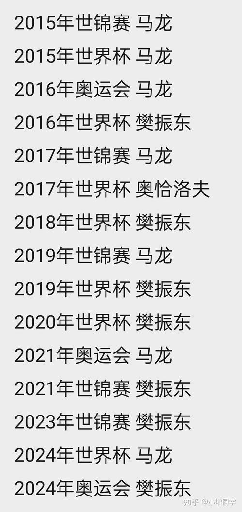 揭秘马龙樊振东比赛结果：究竟谁夺冠？
