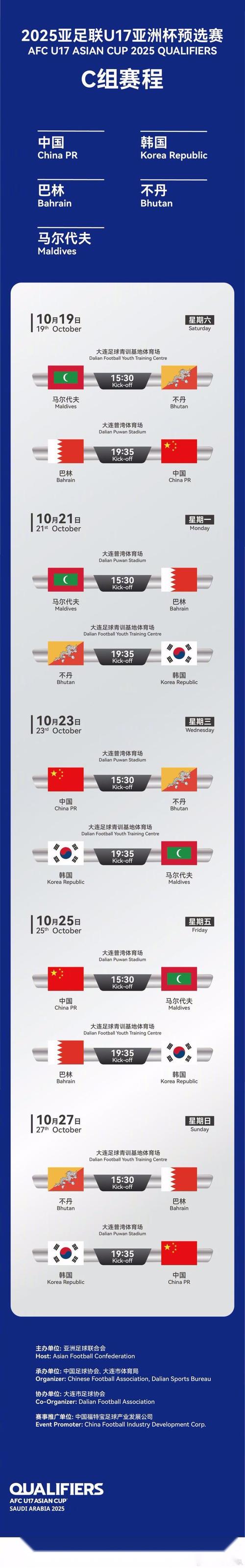 亚洲杯什么时候开始比赛？U17男足亚洲杯时间地点一览