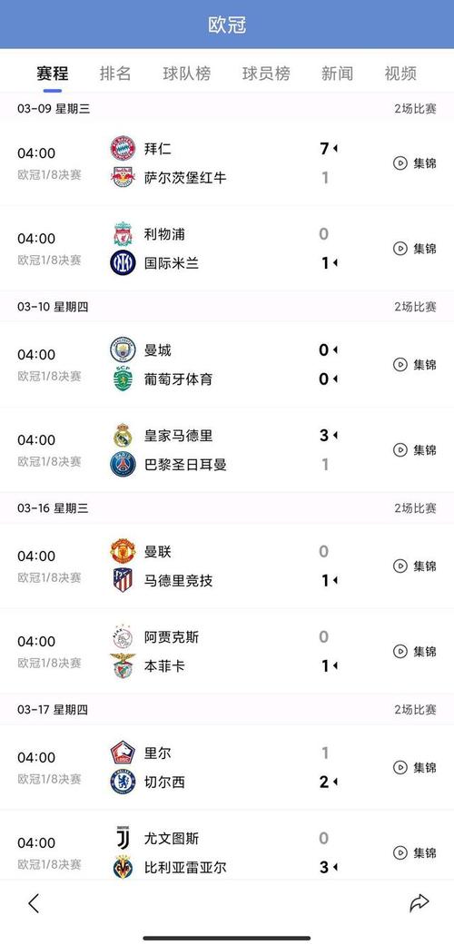 欧冠联赛每年举办几次？赛事时间表公布
