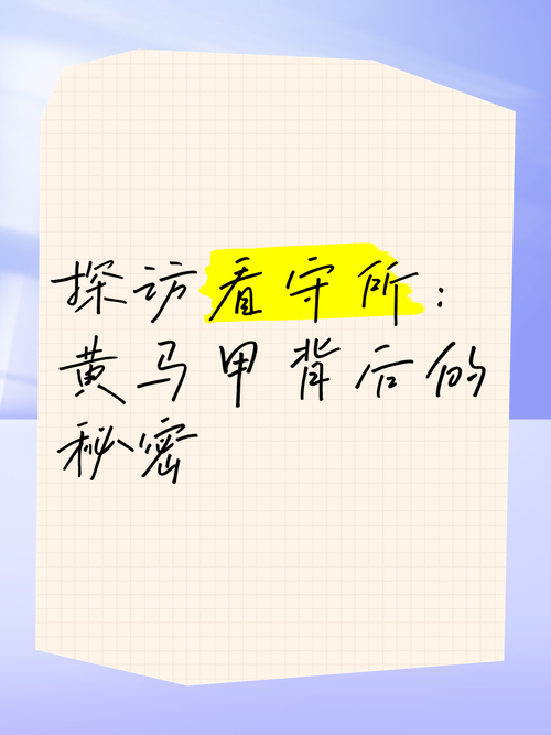 深入了解：看守所黄马甲犯人身份及相关罪行深度解析