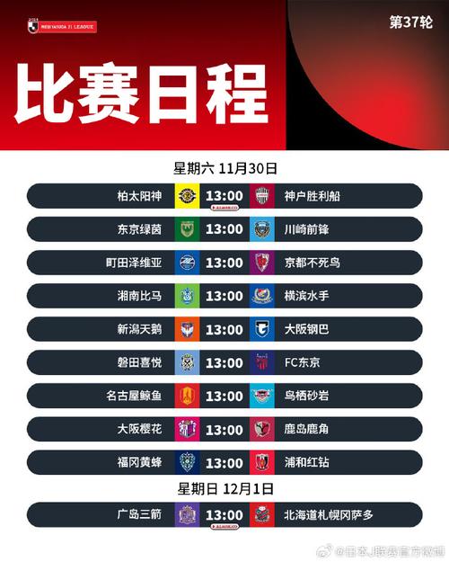 J联赛一场比赛有多少轮？日职联赛赛程揭秘！
