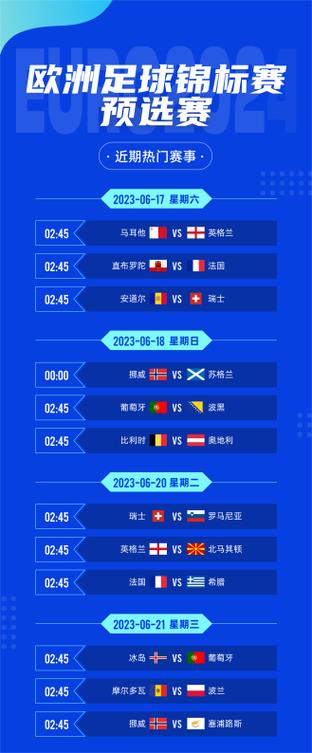 2024欧洲杯是几月份？德国欧洲杯具体比赛时间表