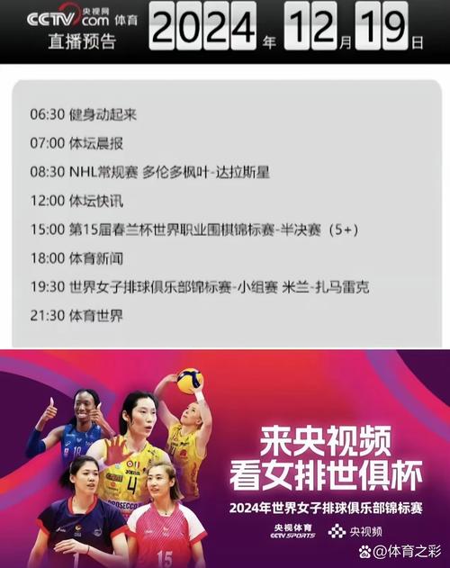 女排世锦赛在哪看直播？央视、腾讯等平台都有！