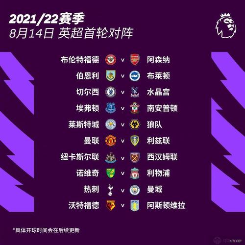 英超联赛一共有多少轮比赛？完整赛程安排