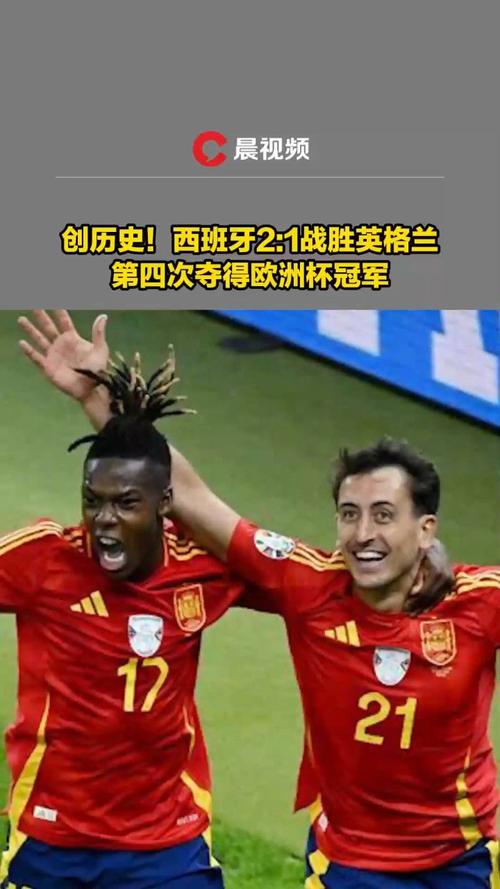 去年欧洲杯冠军揭晓：西班牙战胜英格兰！