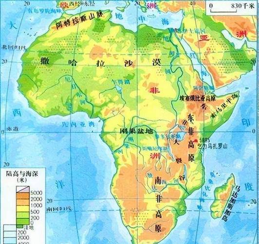 阿尔及利亚在非洲哪个位置？详细地图位置标注