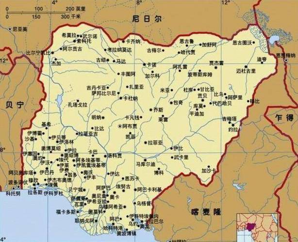 尼日利亚属于哪个洲？非洲西部的尼日利亚地理位置详解