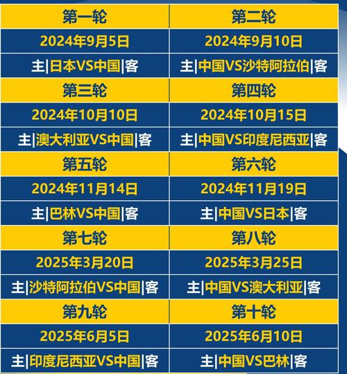 国足下一场什么时候比赛？附详细时间表及观看指南