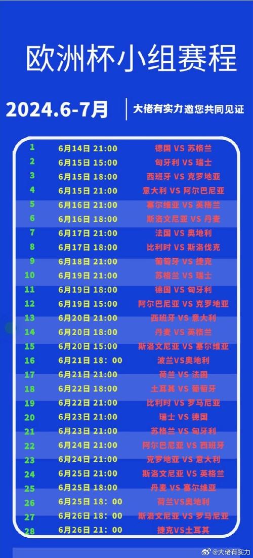 欧洲杯在什么时候举行？德国举办时间地点大揭秘！