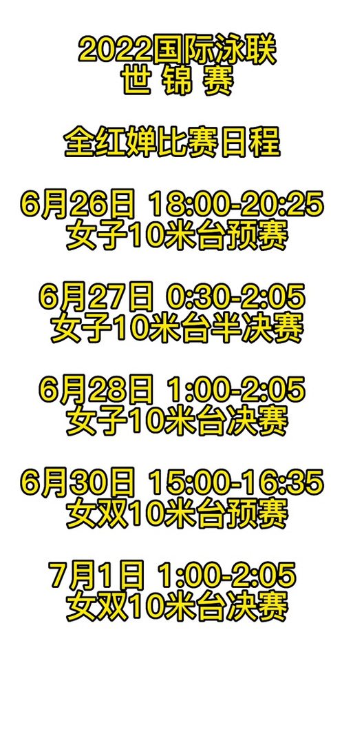 世锦赛几年一次？不同项目举办频率大不同！