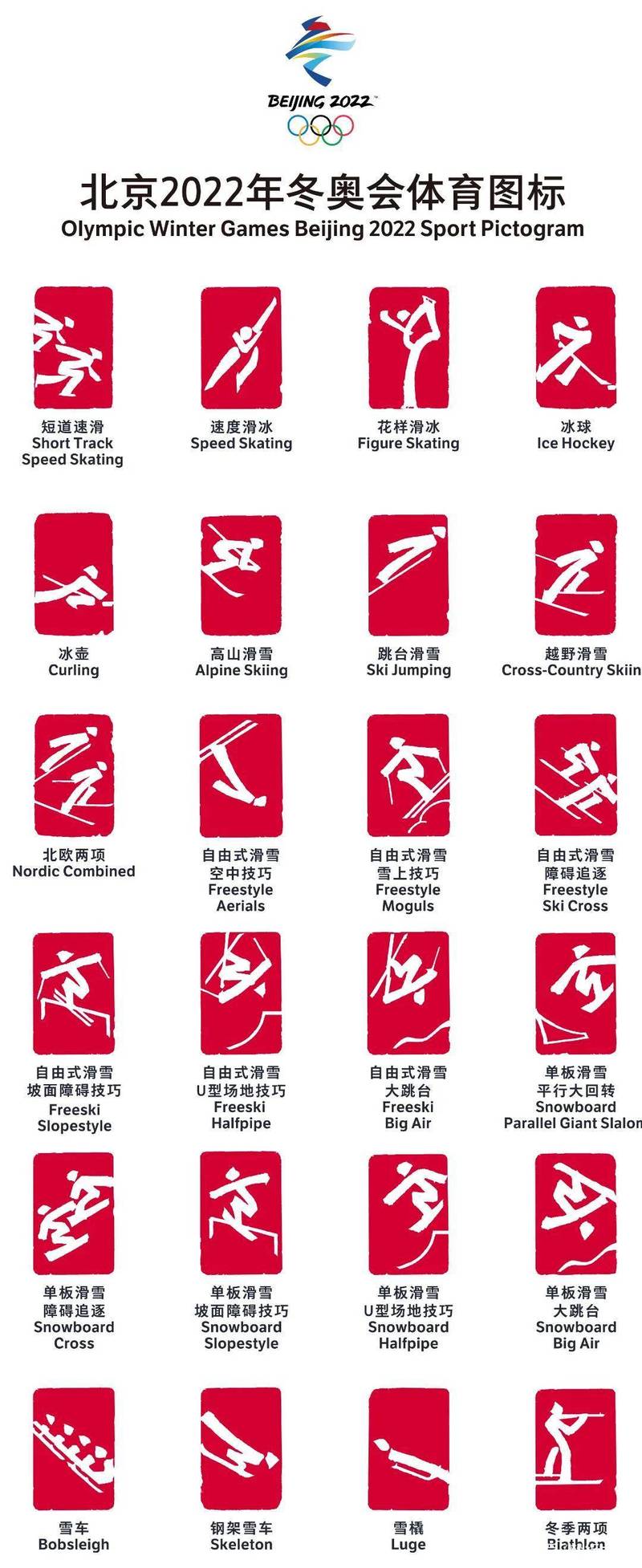 冬奥会项目分为哪些？7个主要大项的比赛项目
