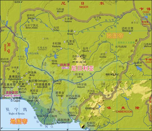 尼日利亚属于哪个洲？非洲西部的尼日利亚地理位置详解