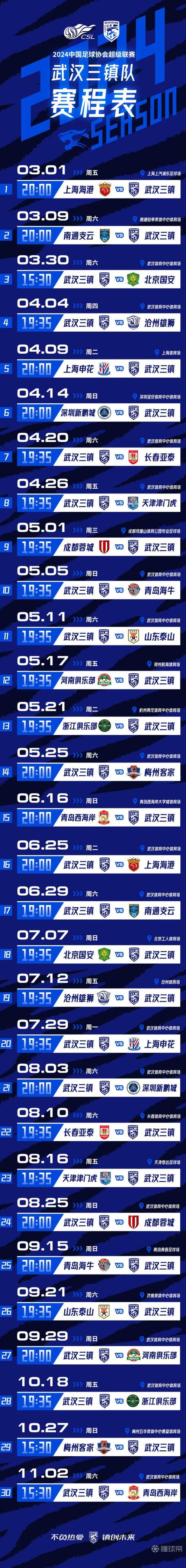 想知道中超还有几轮？完整赛程安排及直播信息都在这里