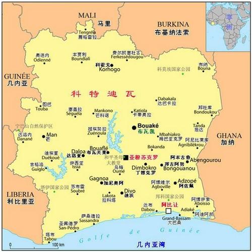 你知道科特迪瓦在非洲哪个位置吗？带你了解科特迪瓦的地理环境