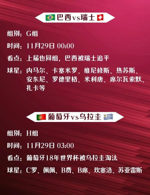 卡塔尔世界杯：告别熬夜！这些比赛你都能准时看