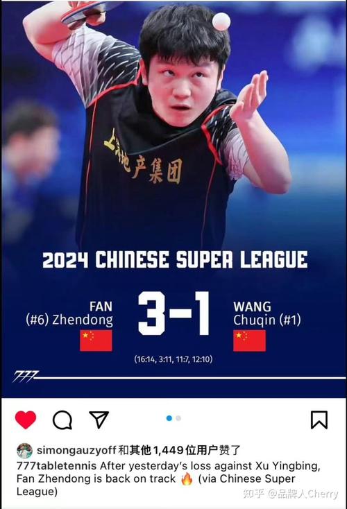 樊振东王楚钦谁更厉害？数据告诉你答案，精彩比赛回顾！