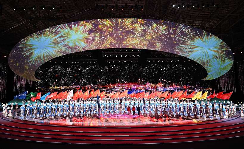 全运会开幕式有多震撼？规模空前，气势恢宏！