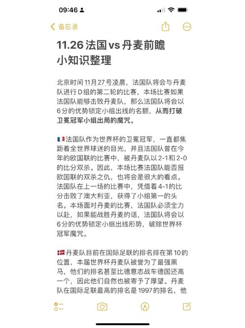 法国对丹麦谁更强？历史战绩与实力分析！