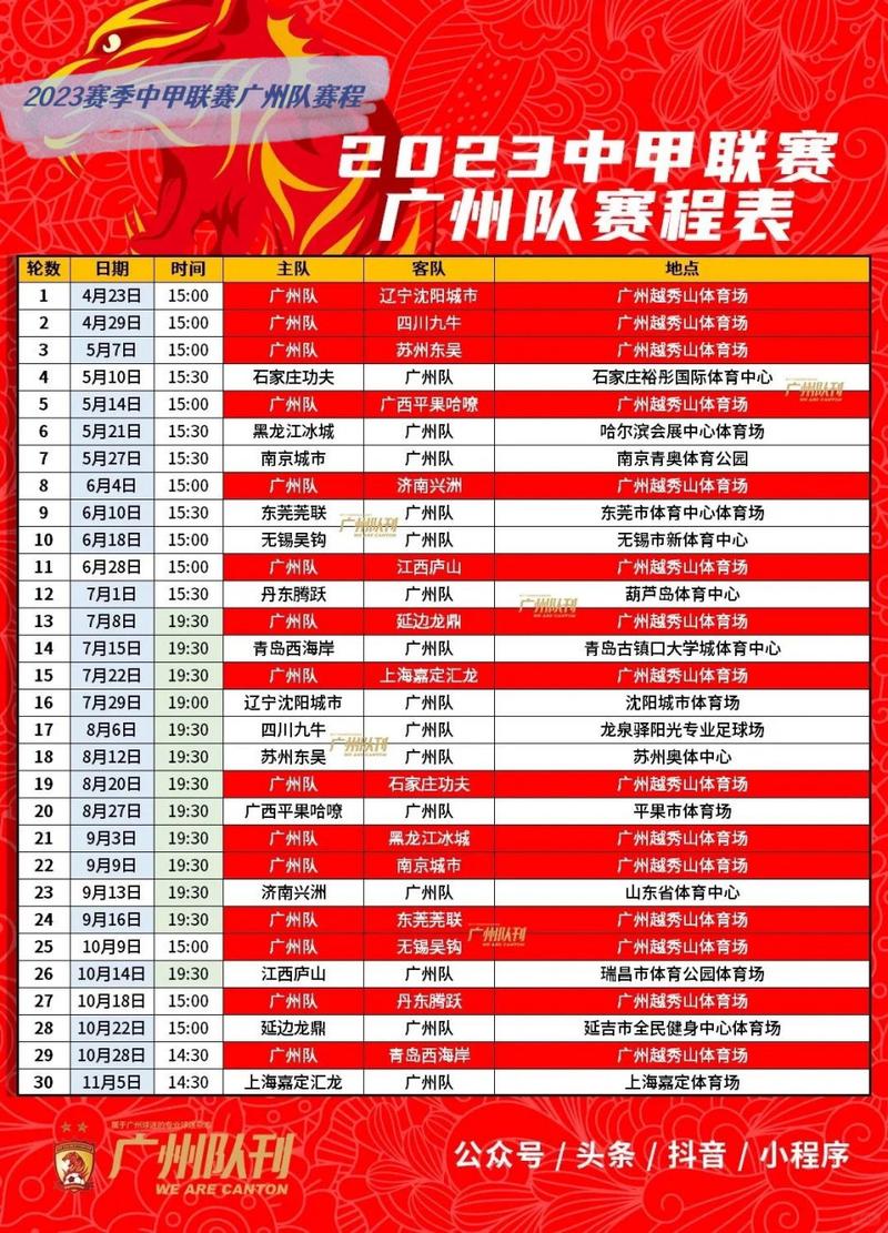 中甲联赛总共多少轮比赛？一赛季赛程安排详解
