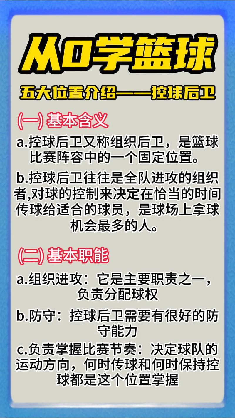 想知道控球后卫是干什么的？这篇告诉你答案