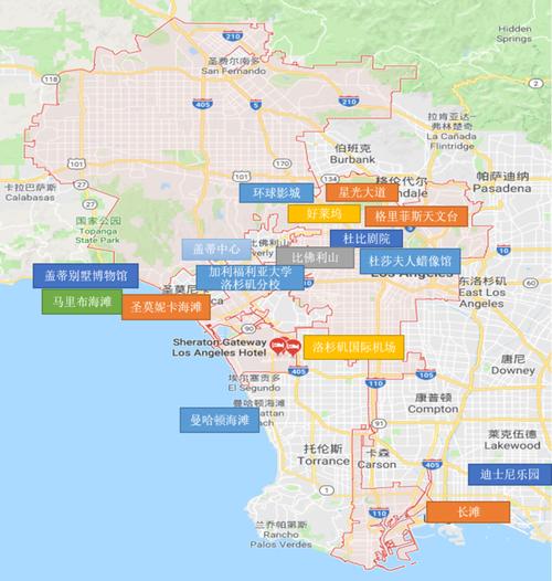 想知道洛杉矶在哪儿？美国加州洛杉矶地理位置详解