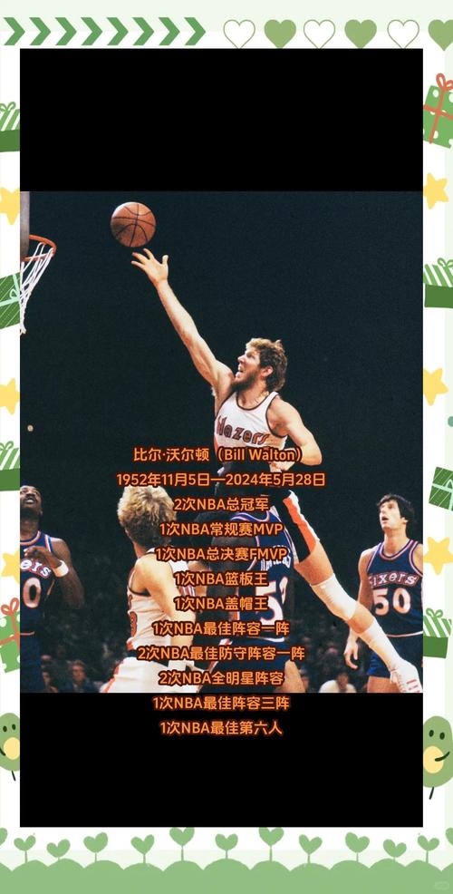比尔沃顿的号码是多少？这位NBA巨星的传奇之路