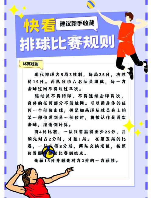 女排比赛规则详解：得分、发球、轮转，一看就懂