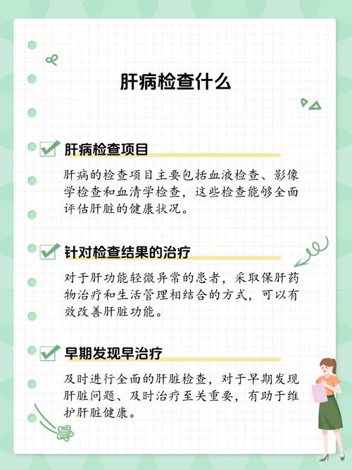 体检肝功能查哪些项目？快速了解肝脏健康状况