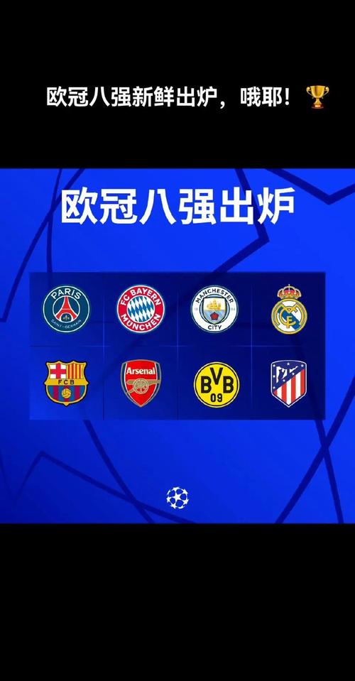 2024-25赛季欧冠8强出炉，都有哪些豪门球队？