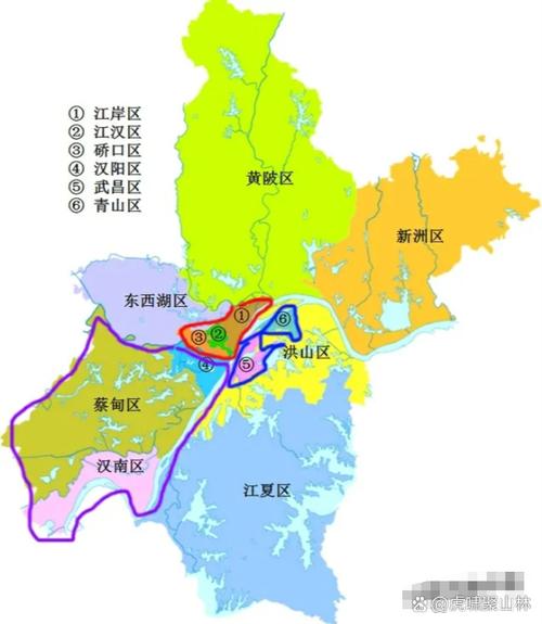 武汉汉口究竟在哪儿？它包含江岸、江汉、硚口三个区。