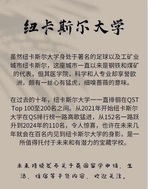 想去纽卡斯尔大学？先看看它到底值不值得