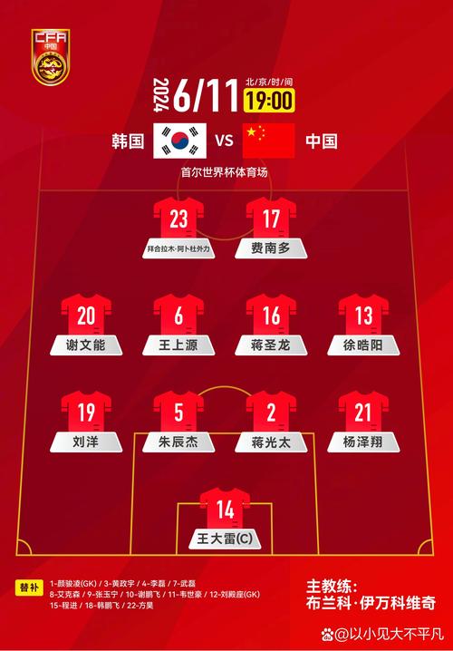 今晚中国足球对韩国几点比赛？CCTV5准时观看直播！