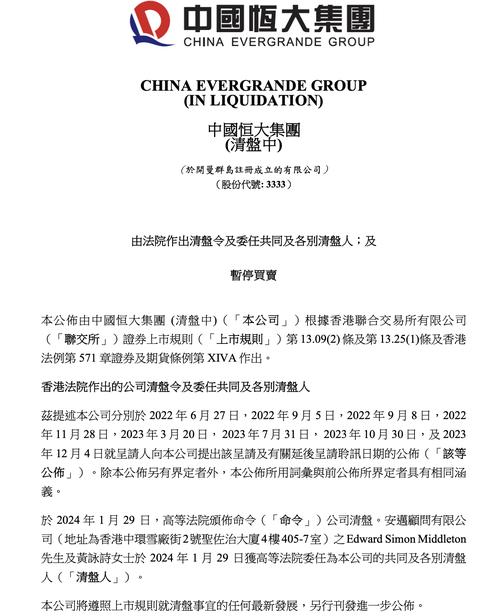 恒大集团怎么了？法院下令清盘，真相令人震惊！