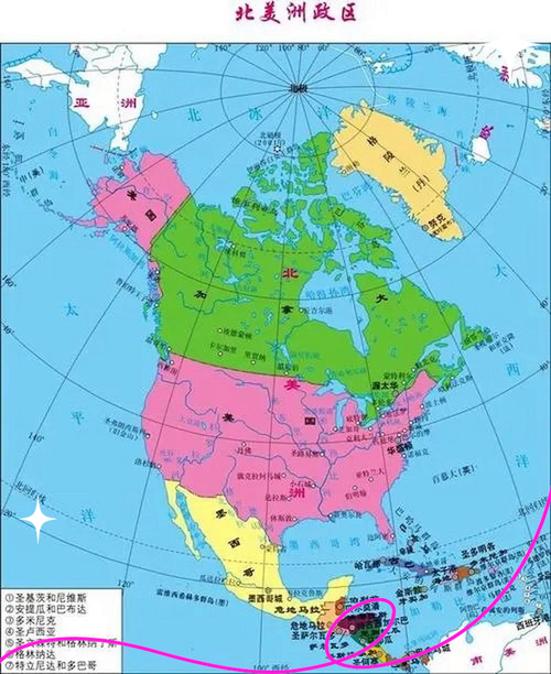 想知道北美洲有多少个国家吗？这里有最全的国家列表