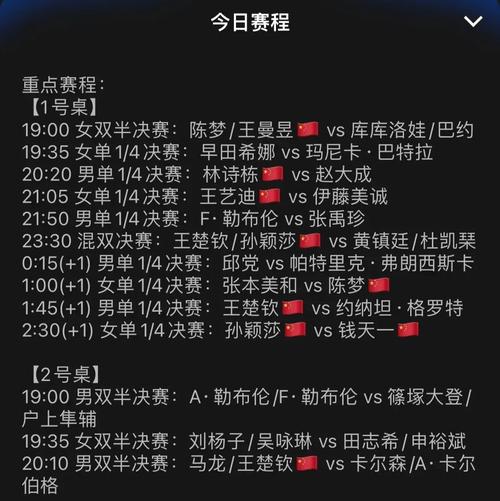 今天有球赛直播吗？不容错过的精彩比赛预告