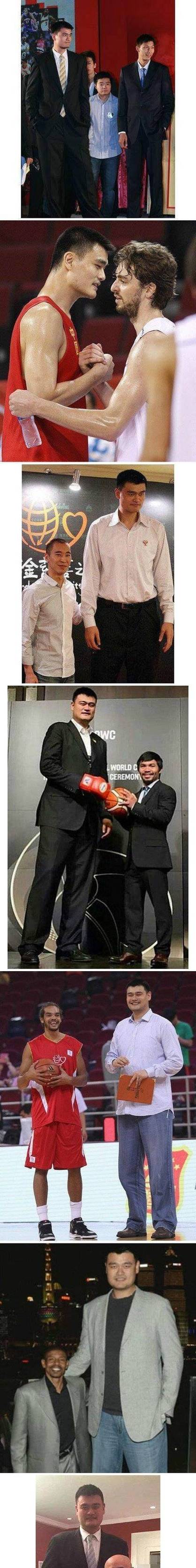 姚明与其他超巨对比，他究竟达标了吗？