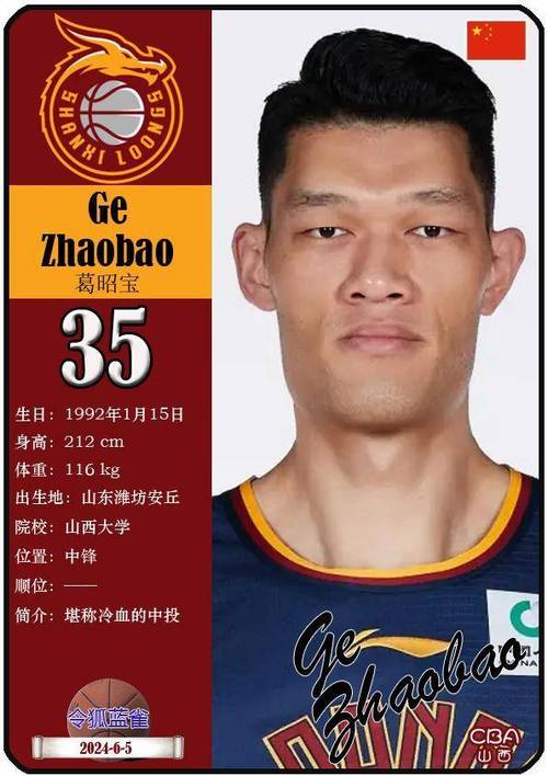 葛昭宝年薪多少？山西队给他开出多少？