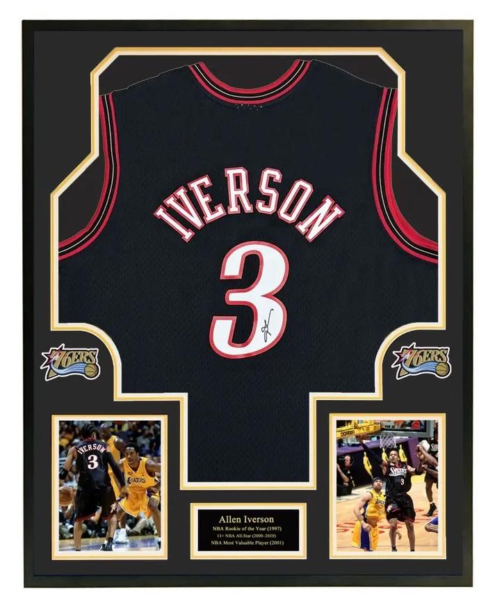 你知道艾弗森都穿过哪些号码的球衣吗？